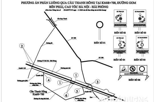Cấm lưu thông qua cầu Thanh Hồng phục vụ thi công
