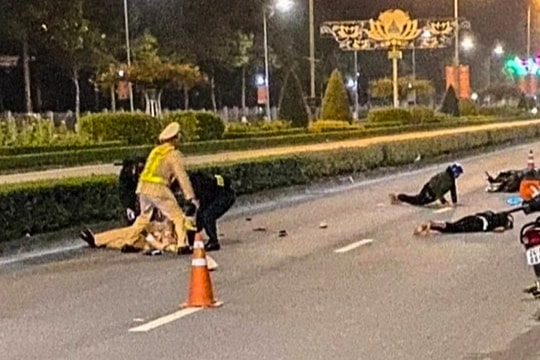 Khởi tố nam thanh niên đâm xe vào cảnh sát giao thông đang làm nhiệm vụ