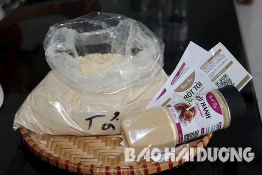 Độc đáo sản phẩm bột hành tỏi Nam Trung