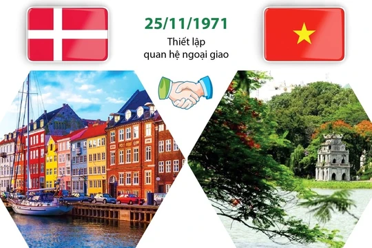 Quan hệ giữa Việt Nam và Đan Mạch phát triển tốt đẹp