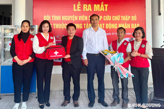 Hải Dương có thêm 8 đội tình nguyện viên sơ cấp cứu mới
