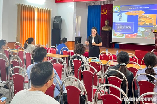 Hải Dương phổ biến kiến thức bảo đảm an toàn thực phẩm