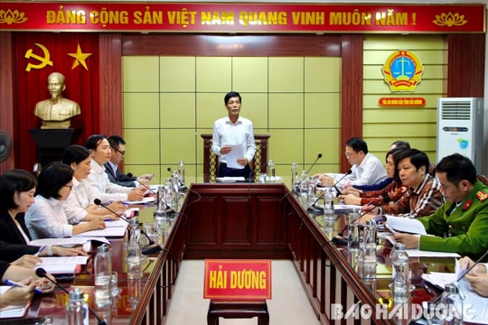 Số án được giải quyết của Hải Dương tăng