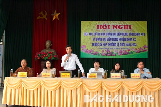 Cử tri kiến nghị xem xét xây dựng trụ sở mới khi sáp nhập xã Thanh Quang và Quốc Tuấn
