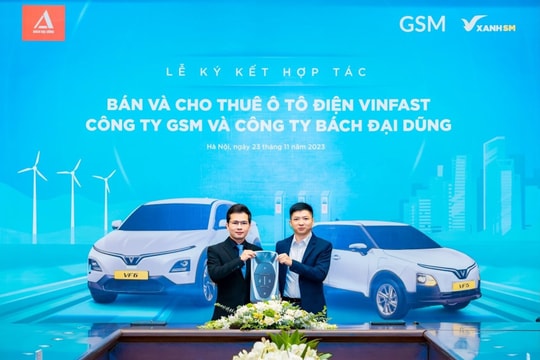 GSM cung cấp ô tô điện VinFast cho hãng taxi thuần điện đầu tiên tại Hà Tĩnh