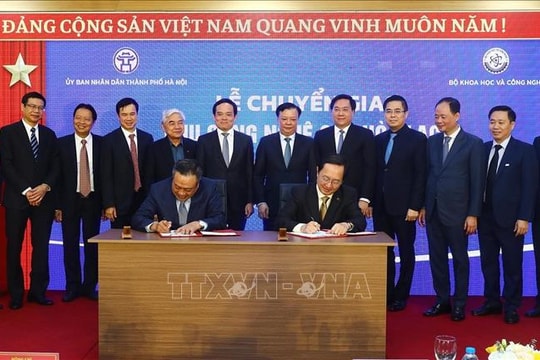 Chuyển giao Khu Công nghệ cao Hòa Lạc về UBND TP Hà Nội quản lý