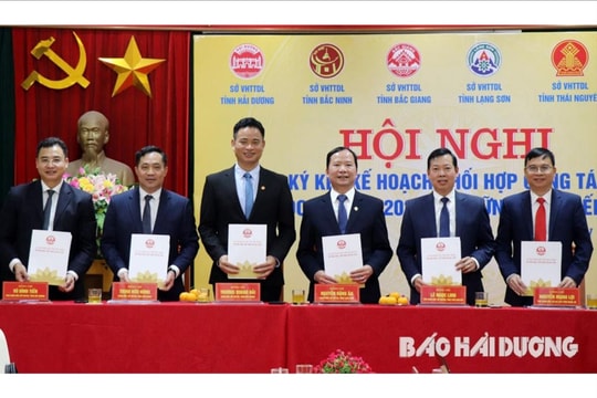 Hải Dương - Bắc Giang ký kết hợp tác lĩnh vực văn hóa, thể thao, du lịch