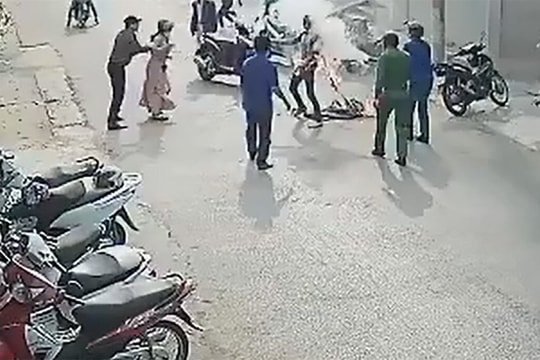 Chồng dọa giết cả nhà vợ, tẩm xăng lên người rồi ôm vợ tự thiêu tại Hải Phòng