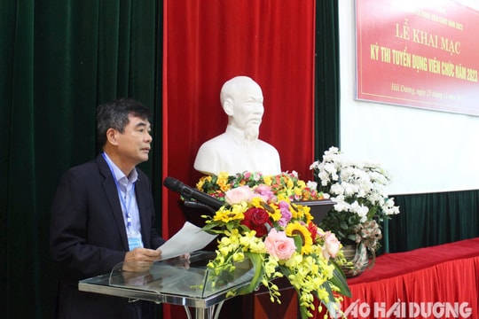Khai mạc kỳ thi tuyển dụng viên chức năm 2023 của Tỉnh ủy Hải Dương