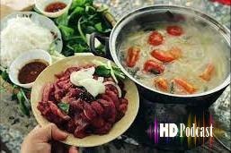Món ngon từ thịt trâu chợ Vé