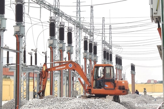 Khẩn trương hoàn thiện dự án đường dây và trạm biến áp 110kV Tân Trường 
