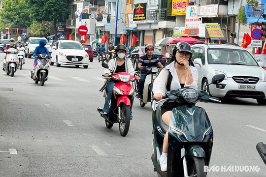 Hải Dương đêm và sáng trời rét