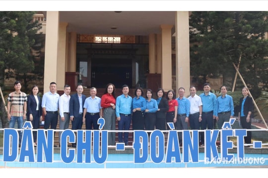 17 đại biểu Hải Dương dự Đại hội XIII Công đoàn Việt Nam