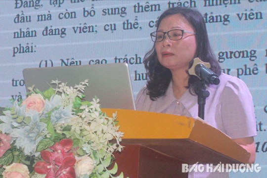 Đảng ủy Khối các cơ quan tỉnh Hải Dương triển khai nhiều quy định, hướng dẫn mới