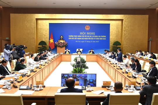 Thường trực Chính phủ đôn đốc đẩy mạnh giải ngân vốn đầu tư công
