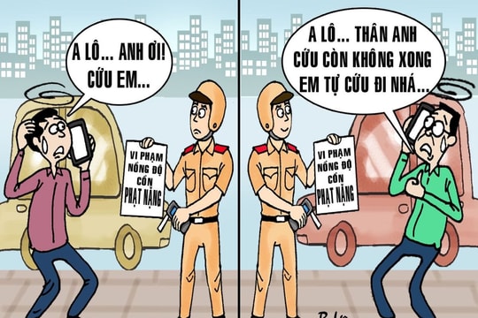 Tâm phục việc xử lý vi phạm nồng độ cồn