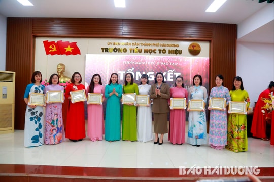 TP Hải Dương công nhận 58 giáo viên dạy giỏi cấp tiểu học