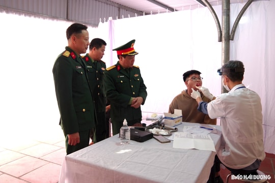 Huyện đầu tiên ở Hải Dương khám tuyển nghĩa vụ quân sự