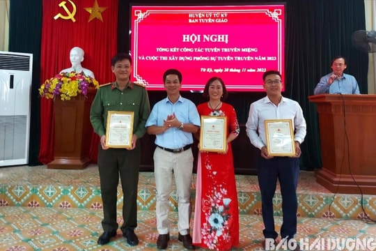 Xã Bình Lãng đoạt giải nhất Cuộc thi làm phóng sự điển hình người tốt, việc tốt của huyện Tứ Kỳ