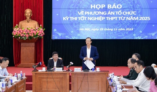 Đề thi minh họa tốt nghiệp THPT từ 2025 công bố vào quý 4/2023