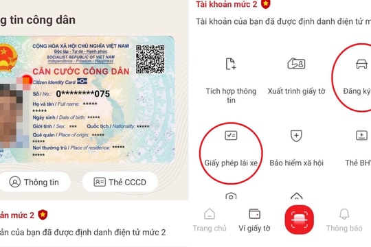 Khi nào được sử dụng VNeID thay cho bằng lái xe, giấy tờ xe?