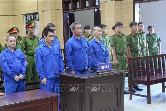 5 án tử hình, 1 án chung thân cho các đối tượng vận chuyển ma túy