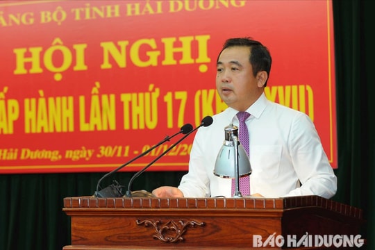 Khai mạc Hội nghị lần thứ 17 Ban Chấp hành Đảng bộ tỉnh Hải Dương khóa XVII