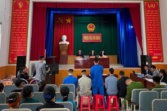 Xét xử lưu động nhóm thanh niên ở Nam Sách gây rối trật tự công cộng