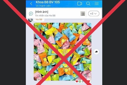 Bác bỏ thông tin về nhóm Zalo "Bệnh viện 105 xét nghiệm kẹo dương tính với ma tuý tổng hợp"