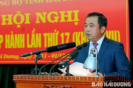 Bế mạc Hội nghị lần thứ 17 Ban Chấp hành Đảng bộ tỉnh Hải Dương khóa XVII