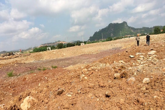 Đóng cửa mỏ khoáng sản đá vôi Bắc Tân Sơn ở thị xã Kinh Môn