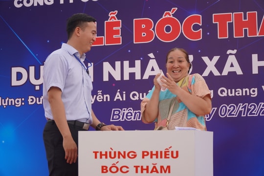 Bốc thăm bán nhà ở xã hội