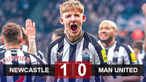 Newcastle lần thứ 3 liên tiếp đánh bại MU