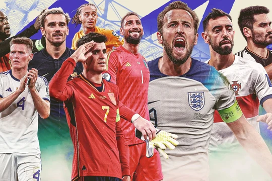 EURO 2024: Tây Ban Nha, Italy vào bảng "tử thần," Đức và Pháp khó thở