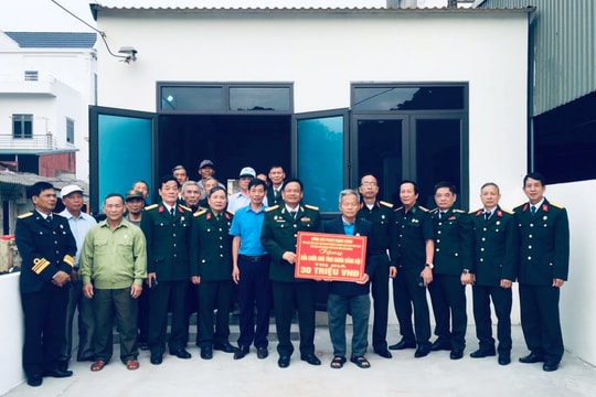 Hỗ trợ xây dựng nhà “nghĩa tình đồng đội” cho cựu chiến binh nghèo