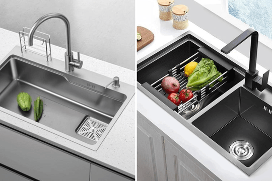 Nên chọn chậu rửa bát hai hố hay một hố?