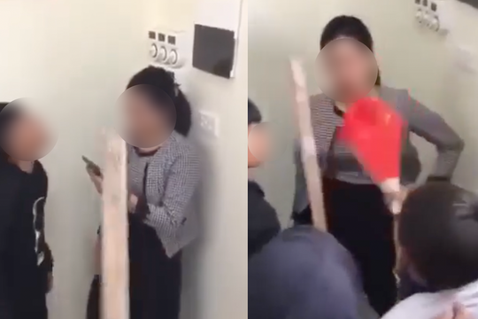 Cô giáo bị học sinh nhốt trong lớp, ném đồ vào người