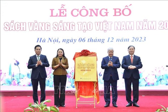 Vinh danh 79 công trình tiêu biểu trong Sách vàng Sáng tạo Việt Nam năm 2023