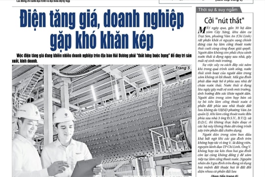 Xem gì trên báo Hải Dương ngày 7/12?
