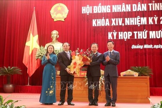 Ông Cao Tường Huy được bầu làm Phó Bí thư Tỉnh ủy, Chủ tịch UBND tỉnh Quảng Ninh