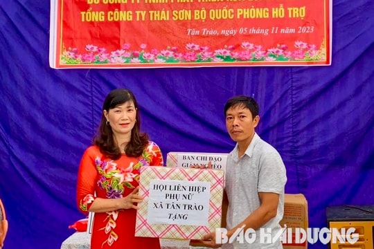 Thanh Miện vận động được gần 800 triệu đồng vào Quỹ "Vì người nghèo"
