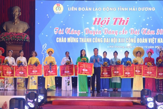Công đoàn Ngân hàng Nhà nước Chi nhánh Hải Dương nhất hội thi áo dài