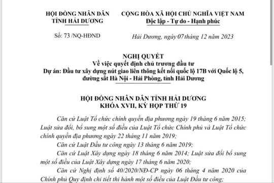 Đầu tư 1.867 tỷ đồng xây dựng nút giao kết nối quốc lộ 17B với quốc lộ 5 tại Kim Thành
