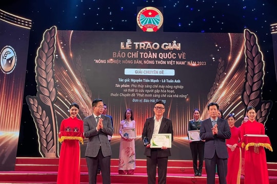 Báo Hải Dương đoạt giải báo chí toàn quốc về “tam nông”