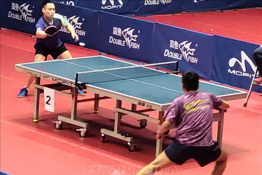 Nguyễn Anh Tú và Nguyễn Khoa Diệu Khánh giành huy chương vàng Giải bóng bàn các cây vợt xuất sắc quốc gia 2023 