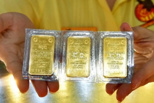Hai thương hiệu vàng trong nước giảm nhẹ phiên đầu tuần