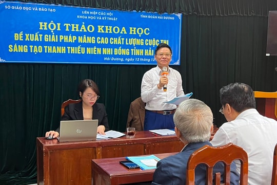 Tìm giải pháp nâng cao chất lượng Cuộc thi Sáng tạo thanh thiếu niên, nhi đồng 