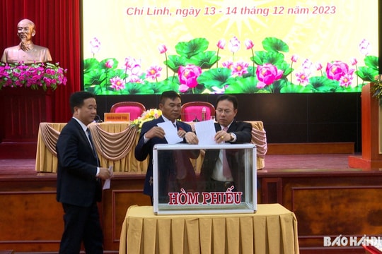 Nhiều chức danh HĐND TP Chí Linh bầu có số phiếu tín nhiệm cao tuyệt đối
