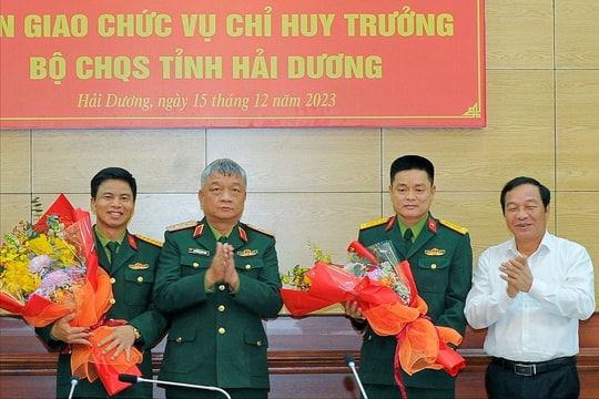 Đại tá Vũ Hồng Anh giữ chức Chỉ huy trưởng Bộ Chỉ huy quân sự tỉnh Hải Dương