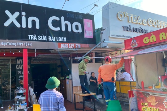Tứ Kỳ quyết liệt giải tỏa hành lang giao thông đường tỉnh 391